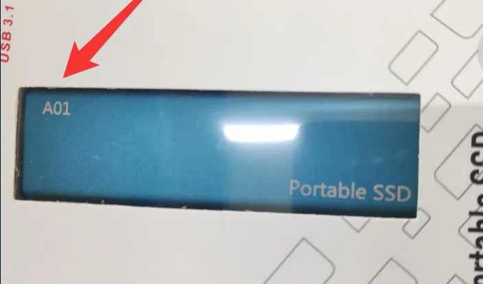 Cross-border hot mobile SSD expansion hard disk with ultra-thin metal shell showing multiple interface colour options