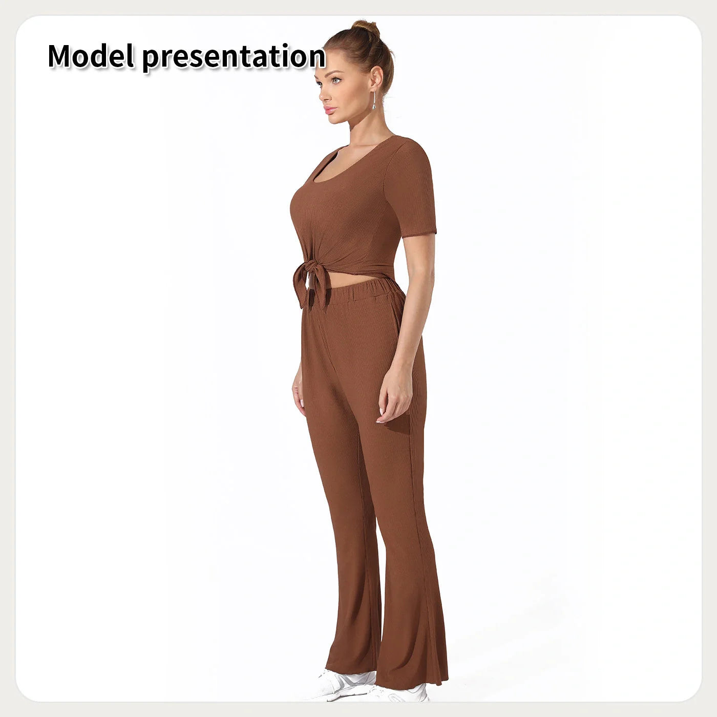 Dark green top and pants set with breathable fabric, available in sizes S to 3XL