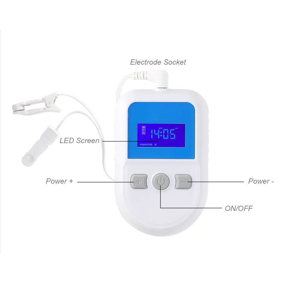 White low frequency pulse therapy device for insomnia and sleep improvement