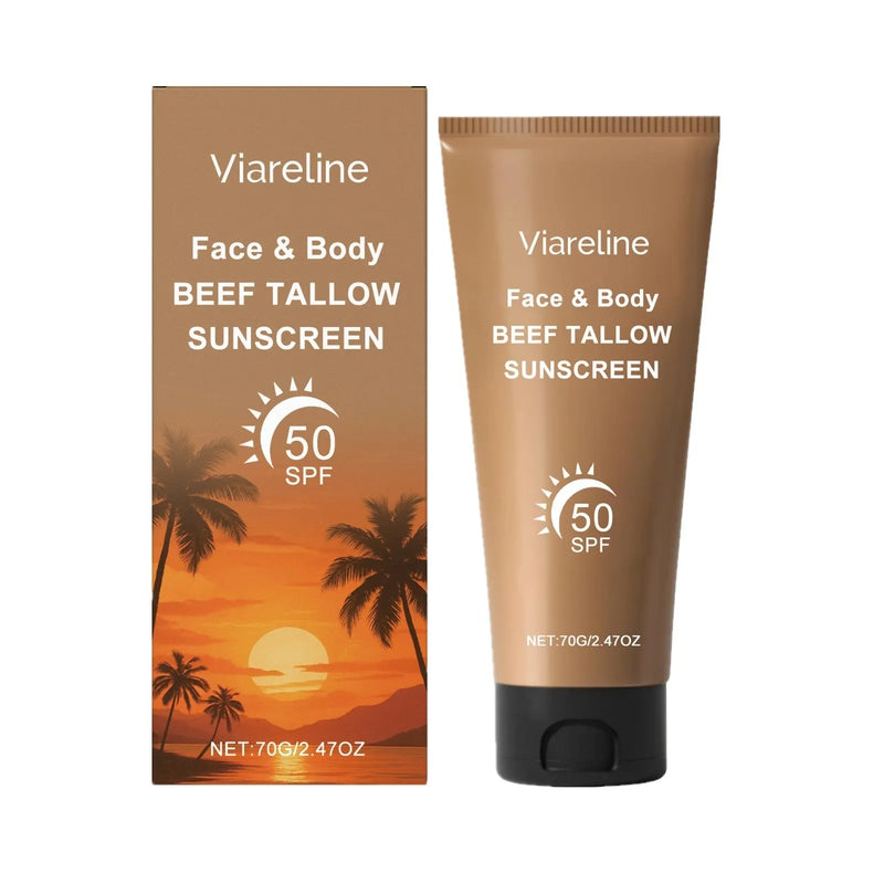 Protective face cream with moisturising formula containing collagen and coffee extract in a 70g tube designed to provide a non-oily, refreshing feeling for daily skin protection and hydration.