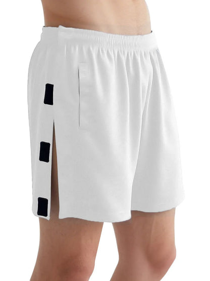 Men's fracture underwear shorts with Velcro waist and leg fastening, polyester, available in four colours and sizes S to 2XL.
