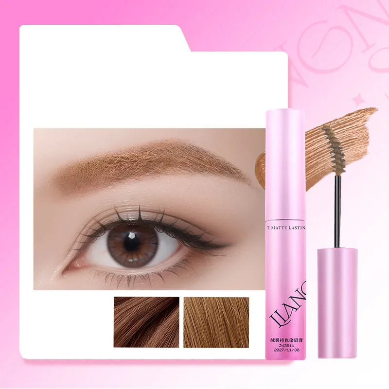 Velvet Fog Eyebrow Cream in four natural shades with 4.5g net content for brow defining