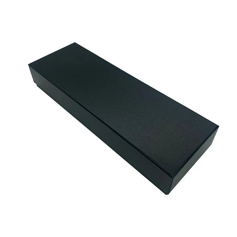 Minimalist black EVA kitchen knife set in gift box, perfect for home chefs