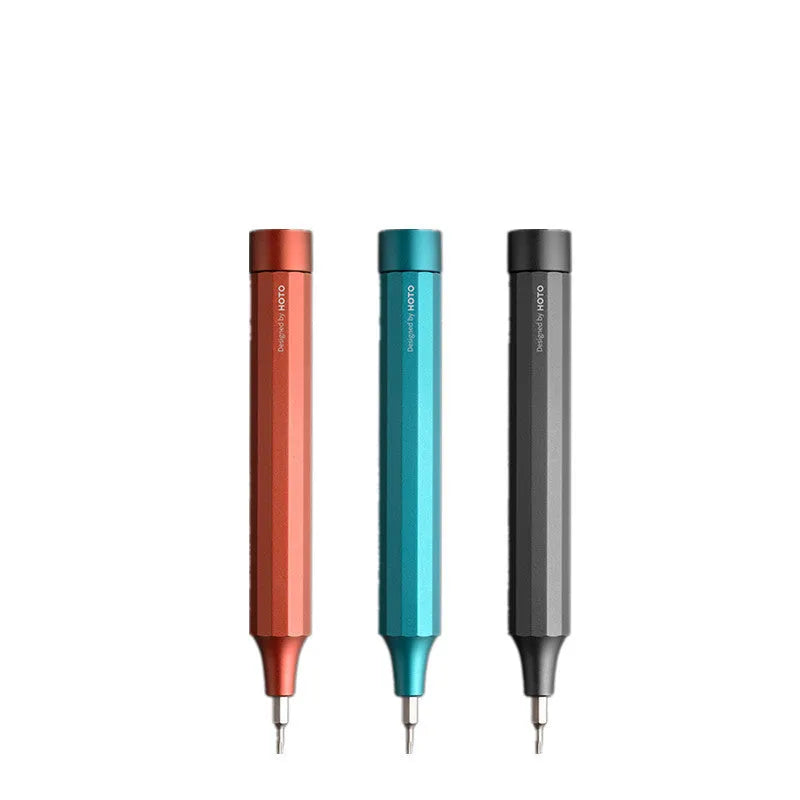 24-in-1 precision repair screwdriver set with magnetic bit storage in aluminium alloy body