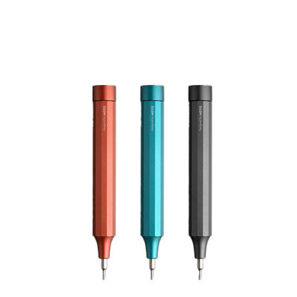 24-in-1 precision repair screwdriver set with magnetic bit storage in aluminium alloy body