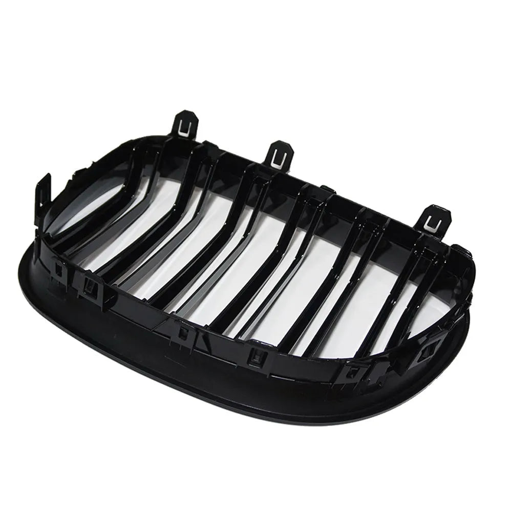 ABS shield carbon fibre effect front grille set for BMW 5-Series E39 E60 E66 models
