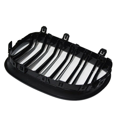 ABS shield carbon fibre effect front grille set for BMW 5-Series E39 E60 E66 models