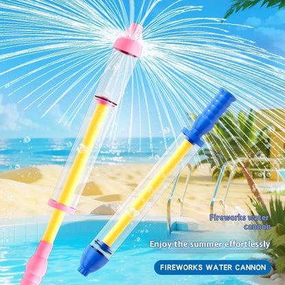 Children's pull-out water gun with animal designs in 48cm and 53cm sizes for manual water play