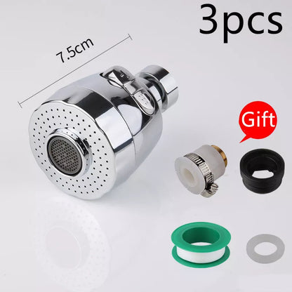 Faucet splash head filter with brass interface and ABS body for durable use