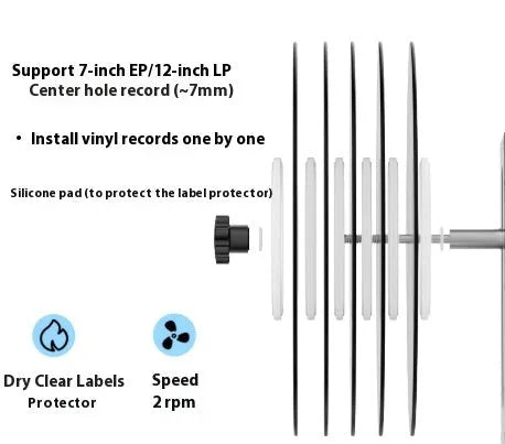 Ultrasonic cleaning machine with digital display, tank, and a single-slot bracket for holding discs or PCBs.