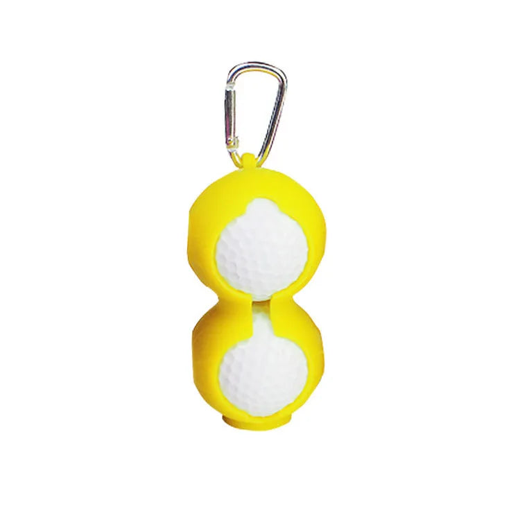 Silicone golf ball cover 18mm x 18mm in red green rose red blue and yellow for golf and ball sports