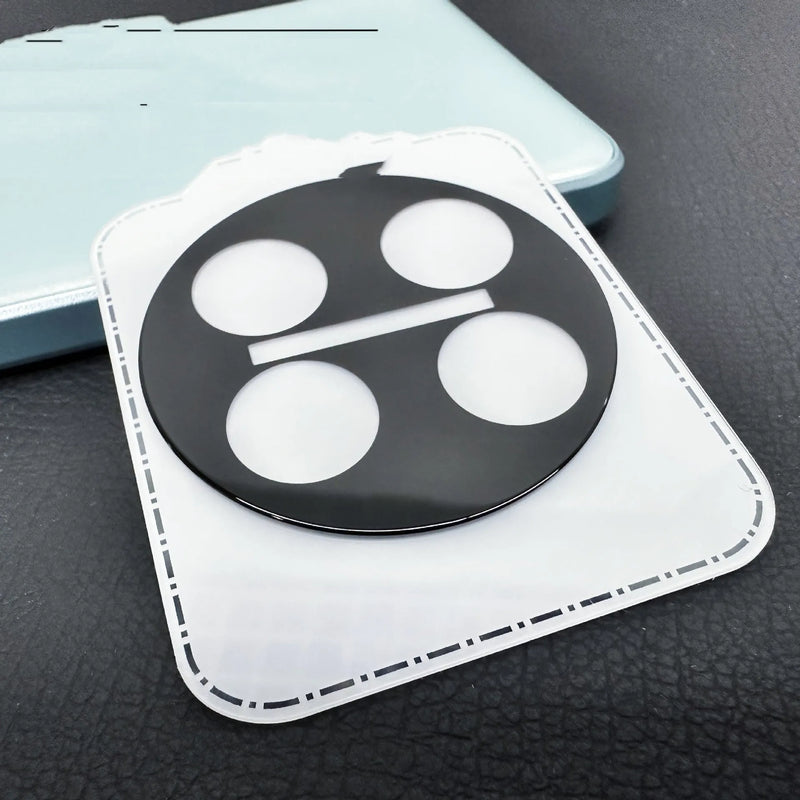 OnePlus phone tempered glass lens protector in large arc HD with AR enhanced silk screen black ring for OnePlus 12, Find N3, and OnePlus 11 models providing anti-explosion, fingerprint-resistant, dustproof, and drop-proof screen coverage for your device.