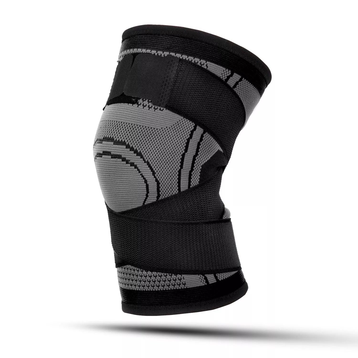 Breathable mountaineering kneecap for outdoor sports protection in green, orange, and black