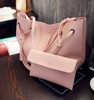 Stylish tote bag made from premium PU leather with a detachable crossbody strap for versatile wear