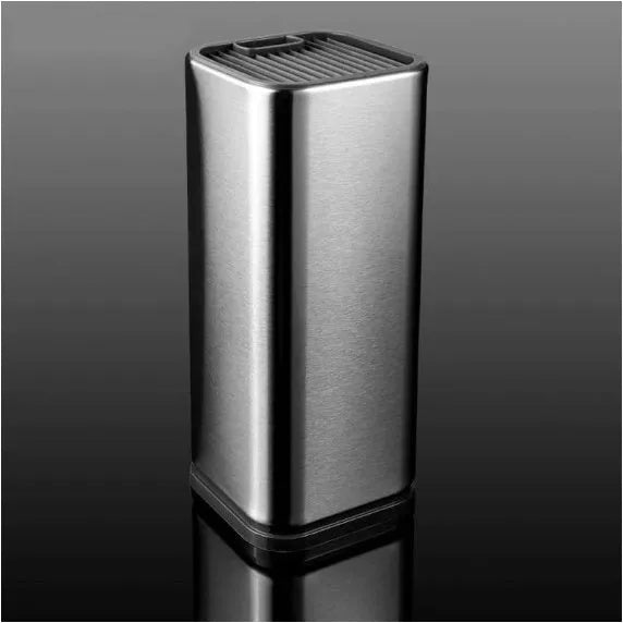 Stainless steel kitchen tool holder with detachable bottom for knives and utensils