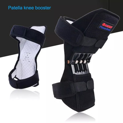 Adjustable Knee Booster with carbon steel spring for enhanced leg strength