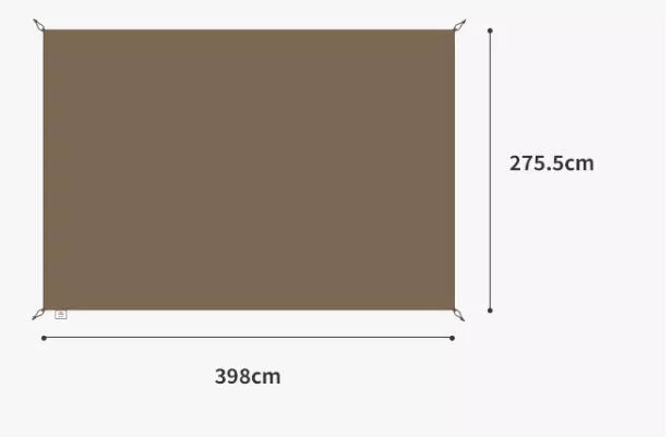 Two Rooms One Hall Ridge Automatic Waterproof Camping Tent in dark coffee