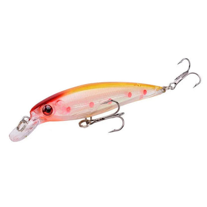 Classic lure bait 13.8g ABS plastic fishing lure with No. 6 hook, 11cm, slow sinking, 10 colours