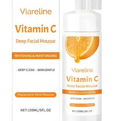 150ml tube of Vitamin C Brightening Cleansing Mousse facial wash