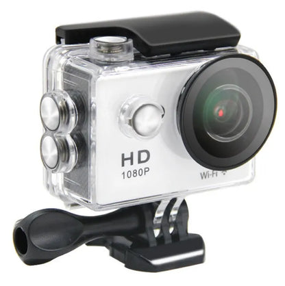 SJ4000 waterproof action camera with 2.0in LCD, 12MP sensor, 170° lens, and 30m water-resistant casing
