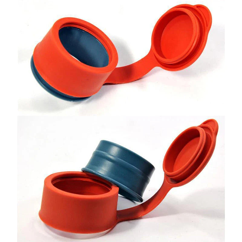 Set of versatile food sealing clips in green and orange colors, designed to keep snacks and breads fresh for months