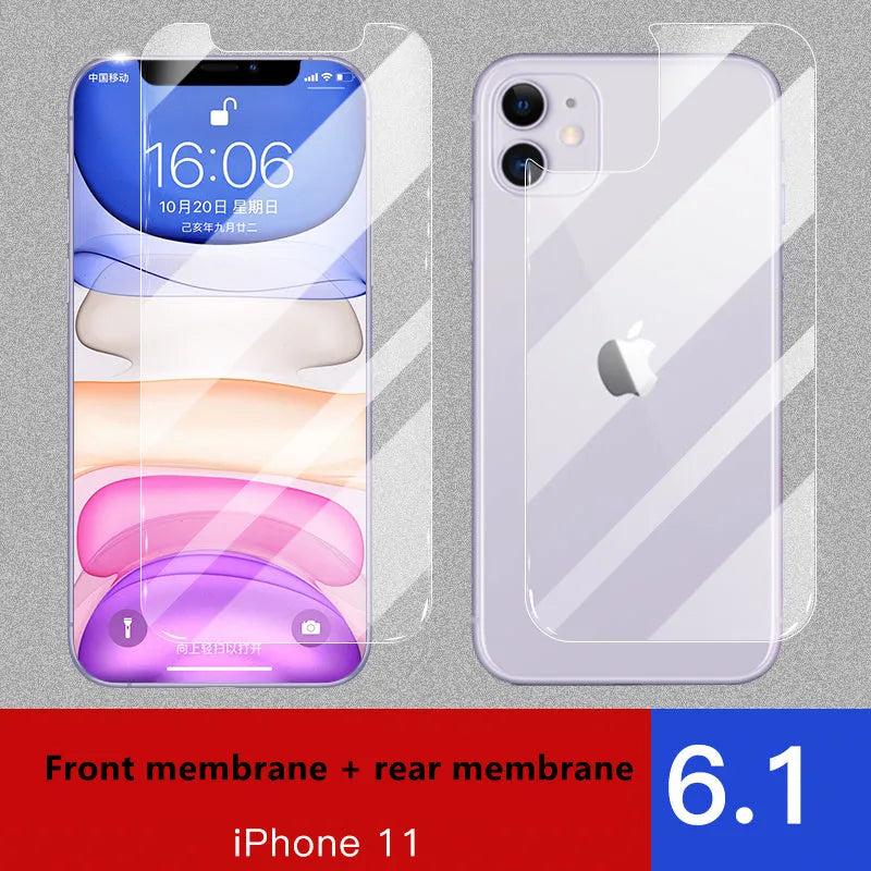 Tempered glass screen protector for iPhone 11 Pro Max with 10D explosion-proof and anti-fingerprint features