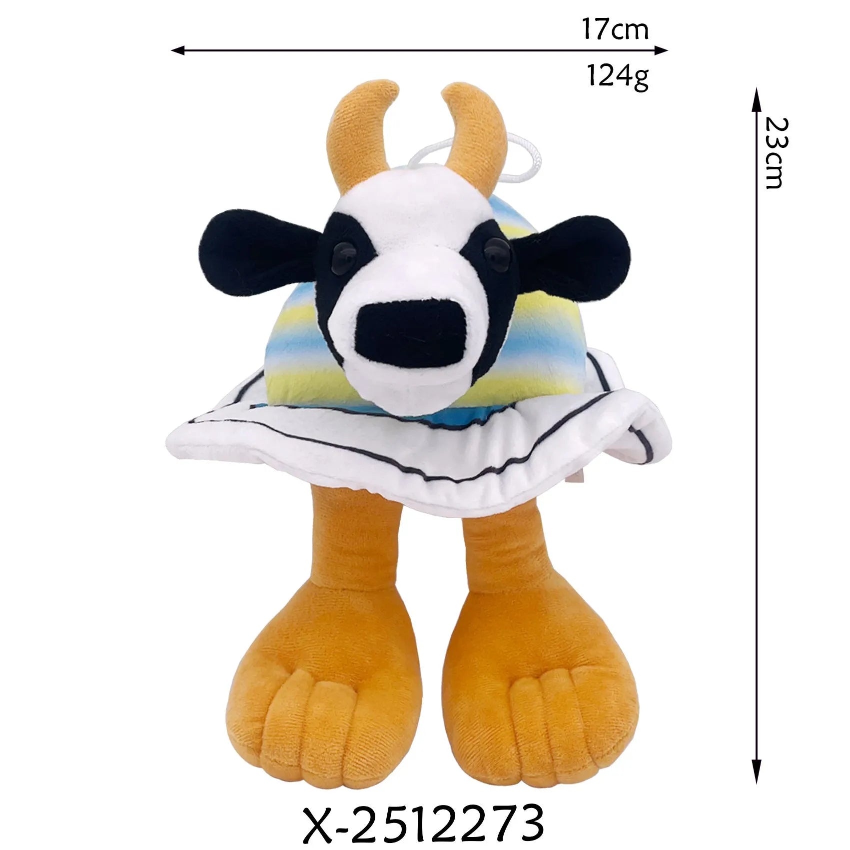 Shark figurine peripheral cotton plush toy in a humorous animal character design