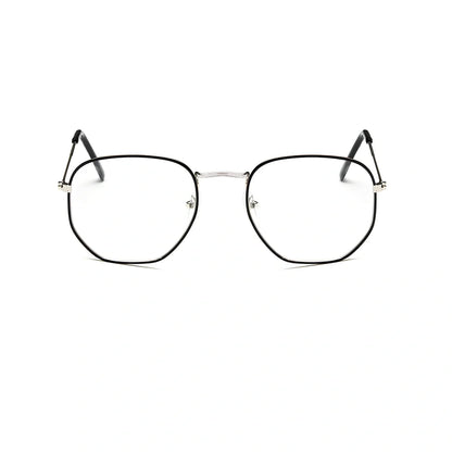 Retro street sunglasses with metal frame and transparent coloured lenses offering UV400 protection