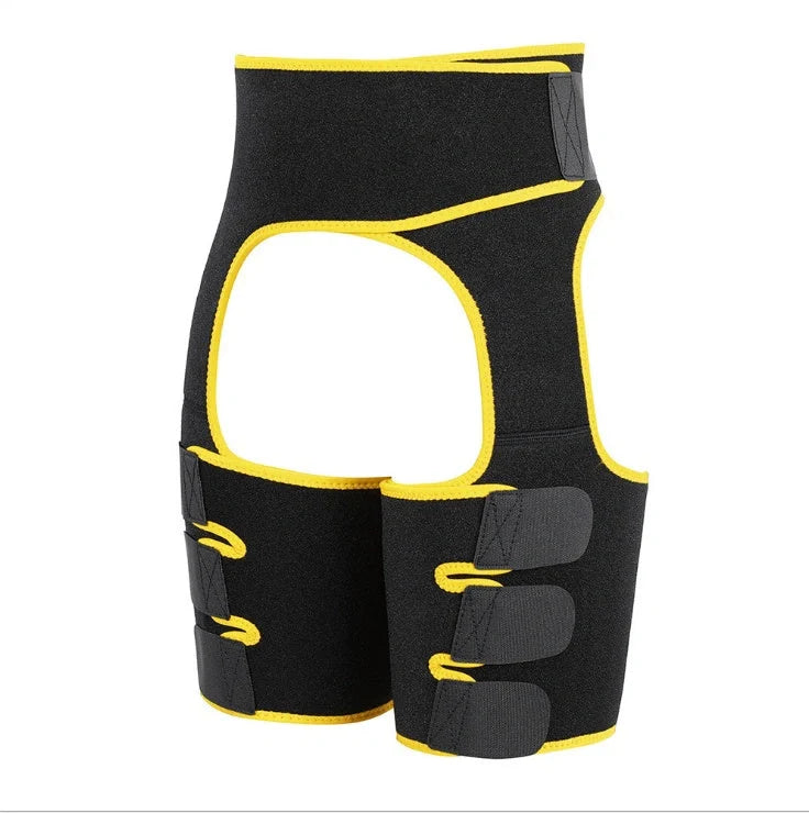 Adjustable Sports Waist Belt with Leg Straps for fitness and body shaping