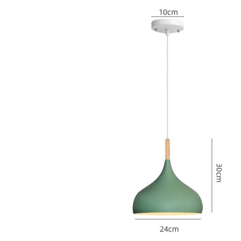 Creative Macarone Chandelier in black, blue, green, grey, pink, or yellow with adjustable height up to 1 metre