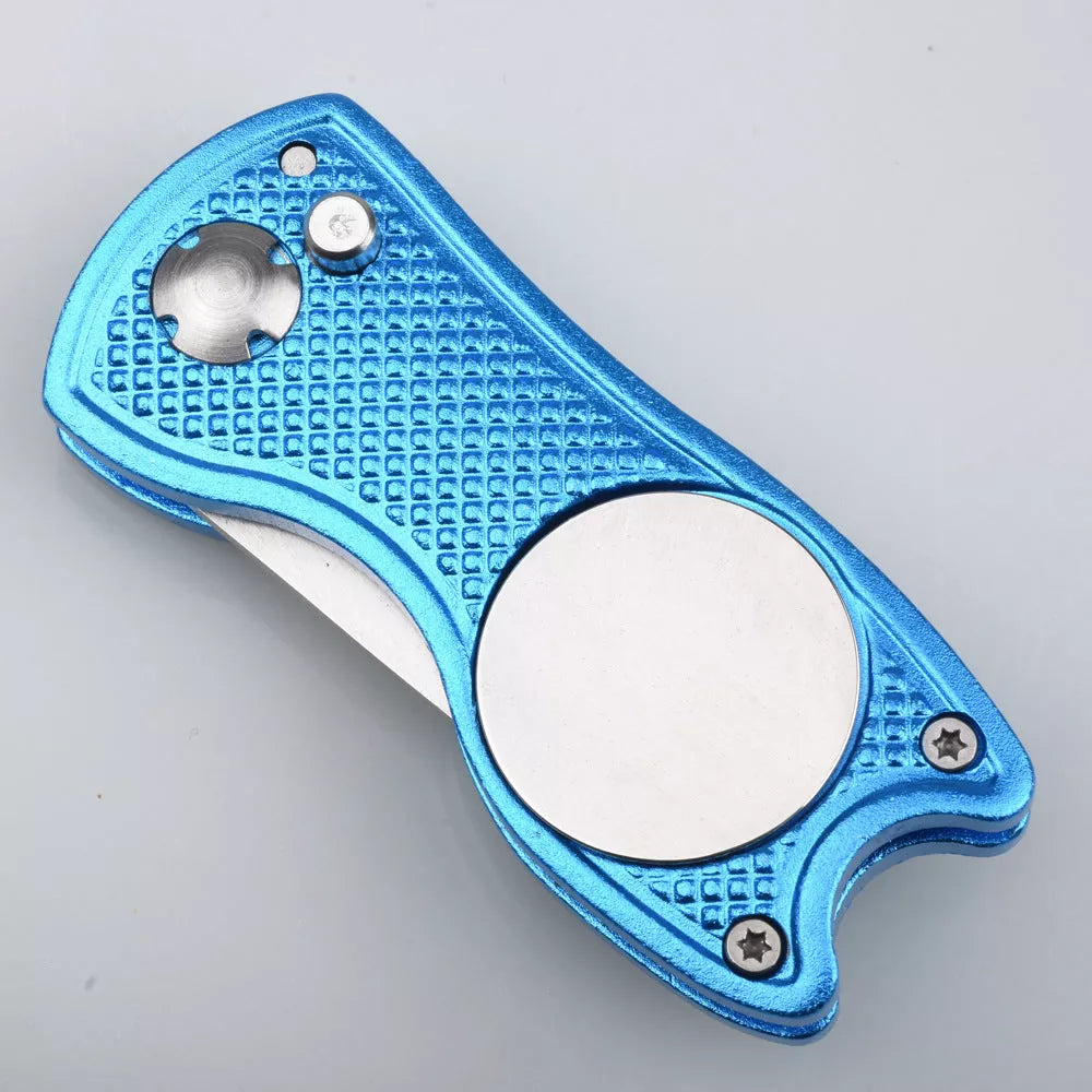 Golf Lawn Repair Fork with aluminum handle and zinc alloy fork in various colors