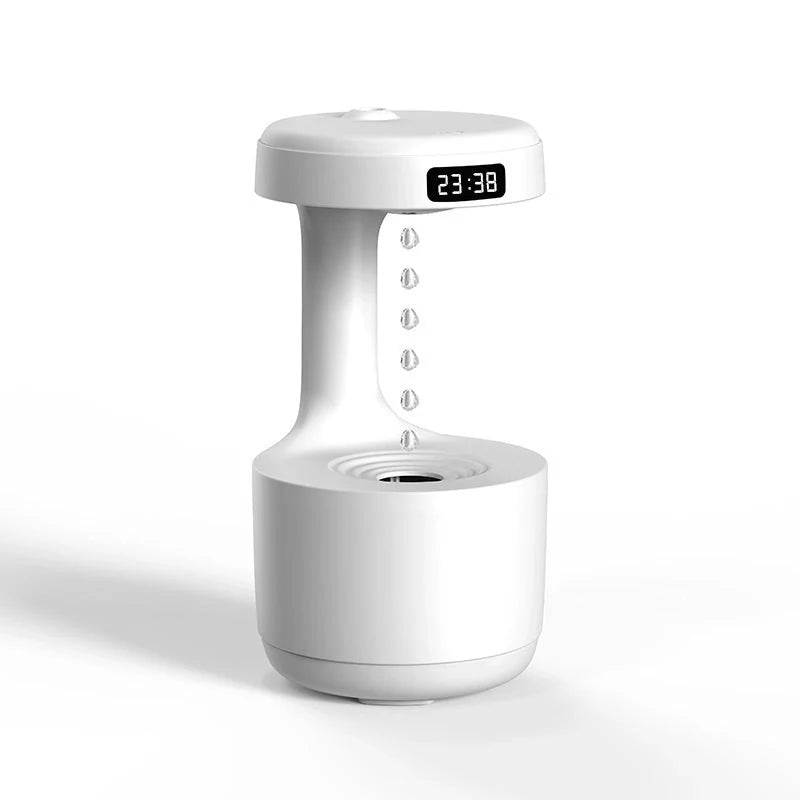 Levitating Water Drops Humidifier with LED night light and air purification feature