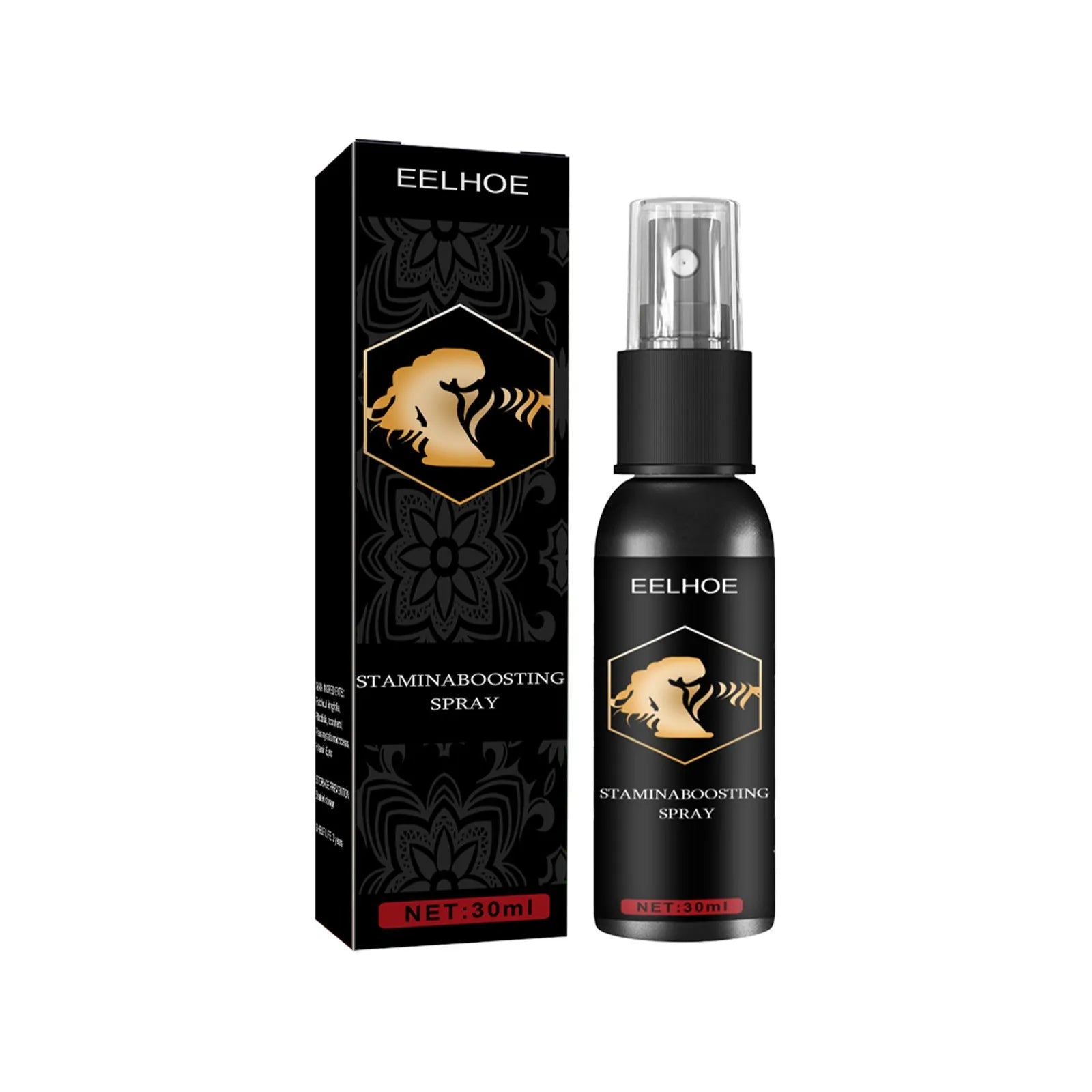 30ml men's treatment oil spray bottle for hip moisturising and massage