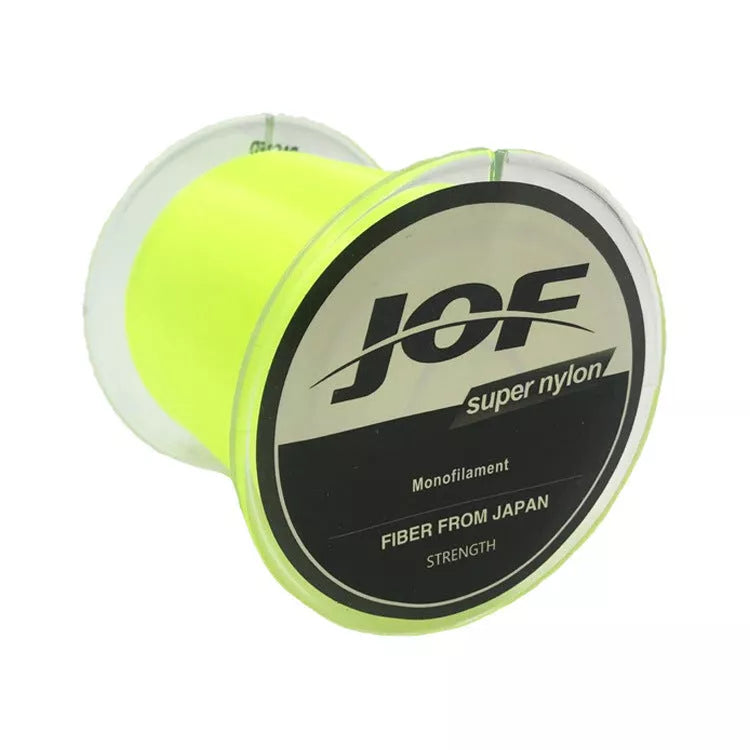 JOF500 meters ultra strength braided PE fishing line in various colors and sizes