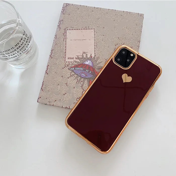 TPU iPhone case in solid colour, slim back cover design for models 6 to 11 Pro Max