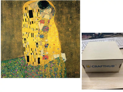 Animal Puzzle Craft Hub A3 Size Wooden Box for puzzle storage and organization