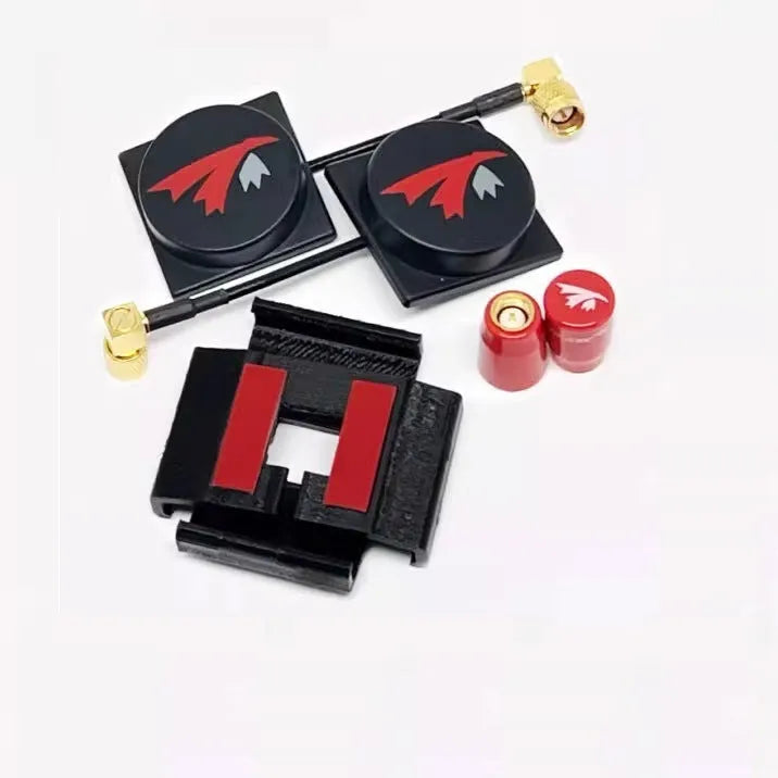 TRUERC X-AIR MKII 5.8G RHCP SMA metal antenna pair for FPV goggles and video receivers