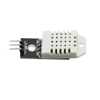 DHT22 digital temperature and humidity sensor module with AM2302 chip on PCB with pin connectors
