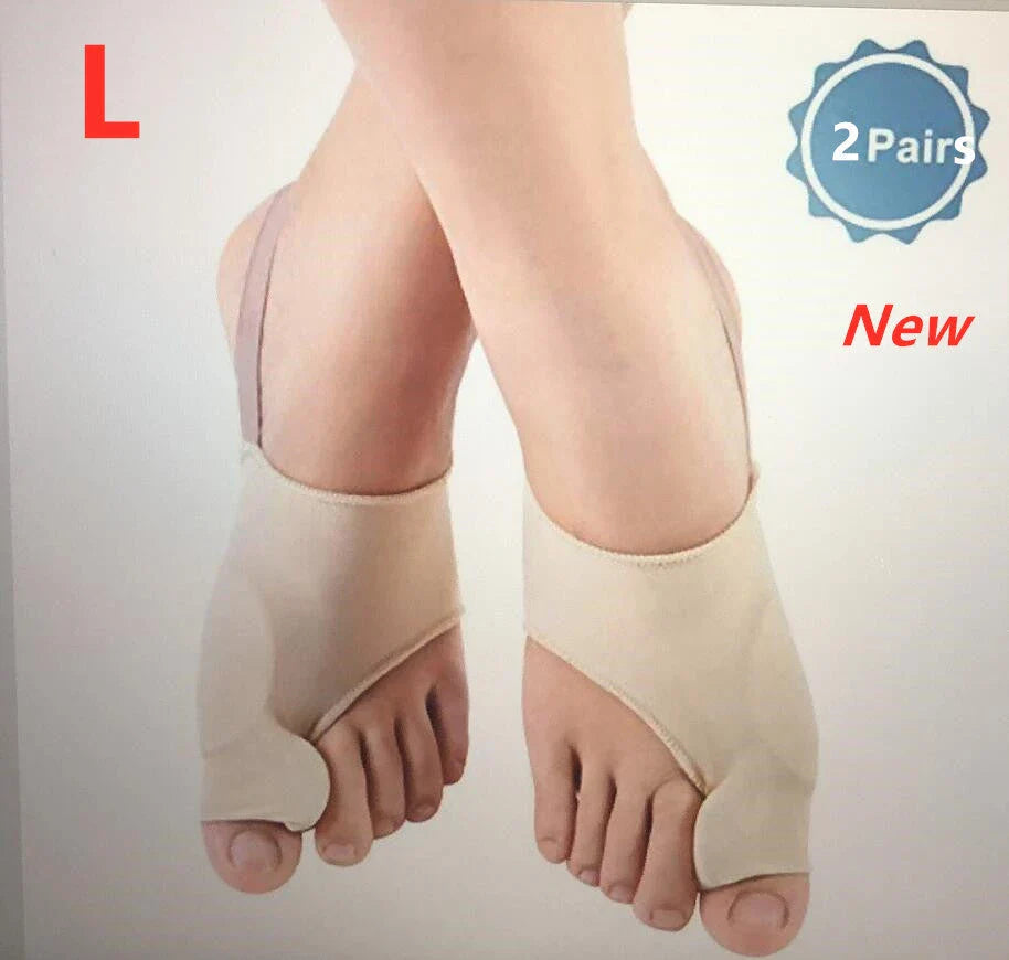 Comfortable toe separating socks with gel padding and adjustable silicone spacers for superior bunion relief