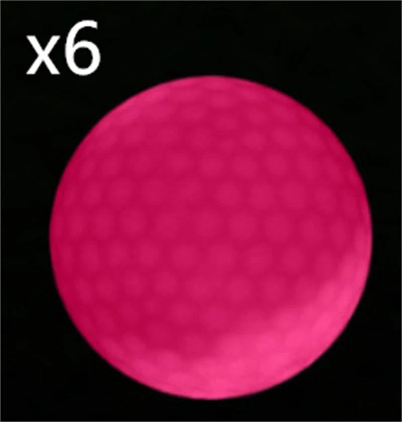 Bright LED Flashing Golf Ball for nighttime play, available in multiple colors.