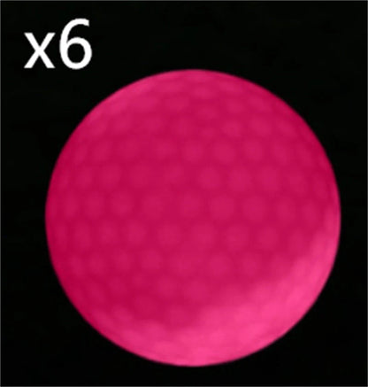 Bright LED Flashing Golf Ball for nighttime play, available in multiple colors.