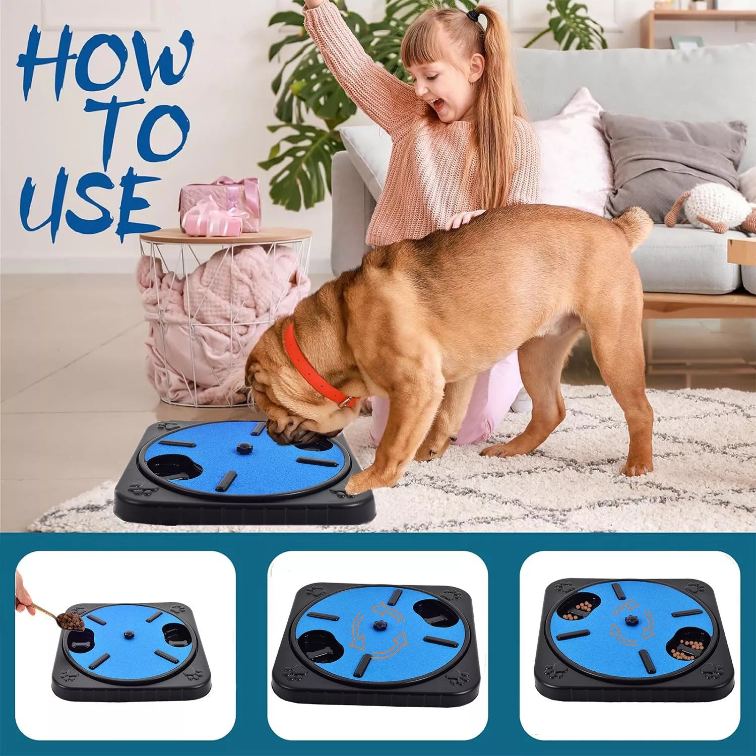 360 Rotating Cat Dog Scratch Board with Treats for Nail Trimming in multiple colors