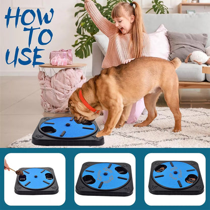 360 Rotating Cat Dog Scratch Board with Treats for Nail Trimming in multiple colors