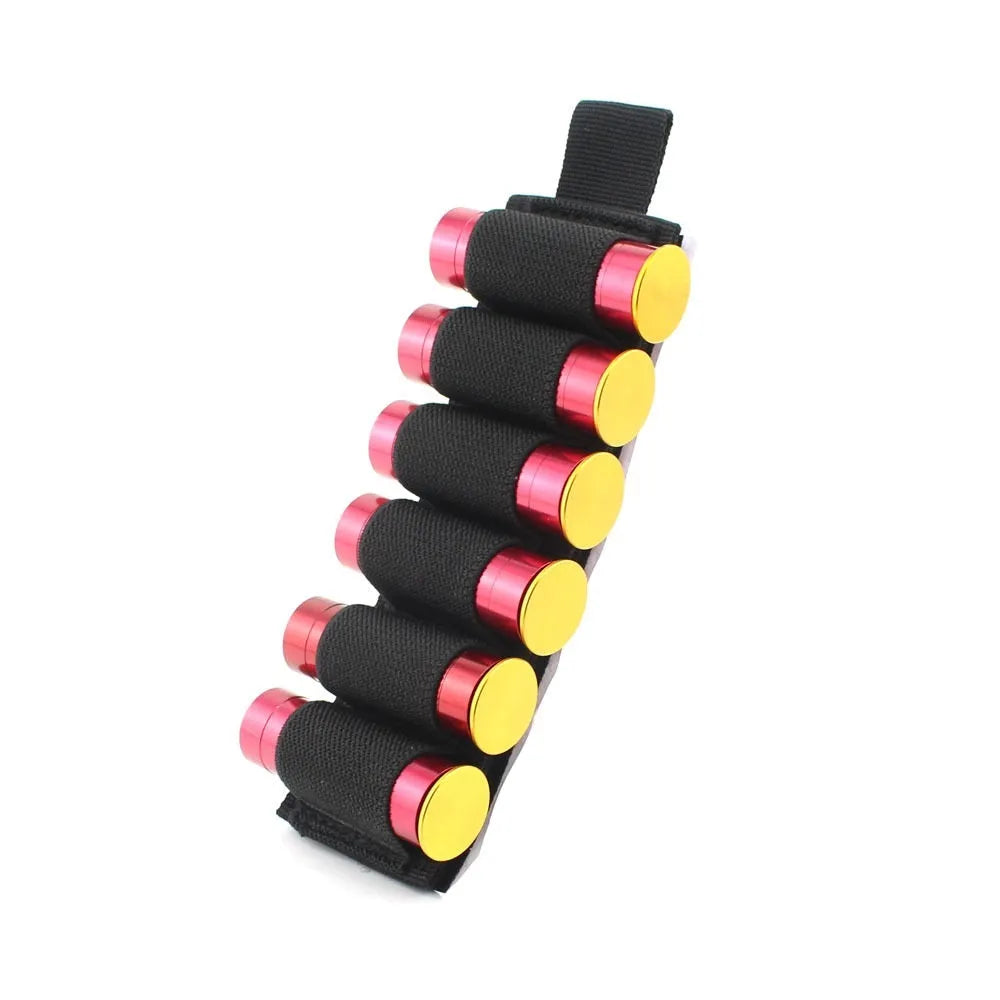 Tactical 6-hole storage sticker organiser in 1000D nylon fabric showing attachment points