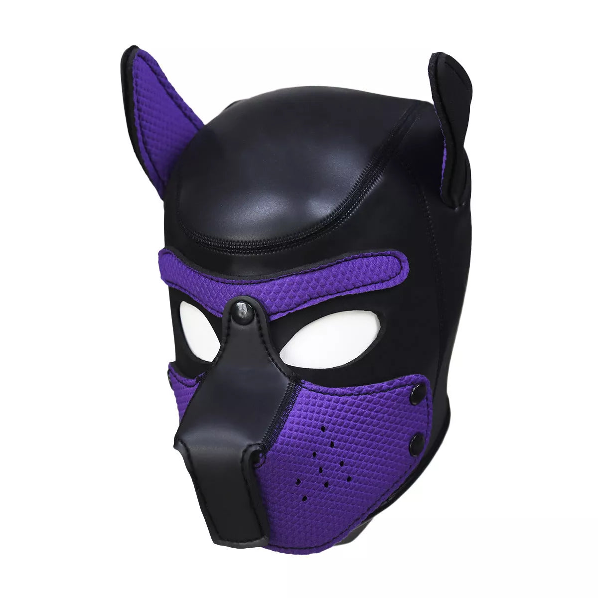 Adjustable CR Rubber Dog Headgear in multiple colors for secure fit