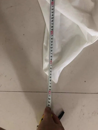 1.4m tall white inflatable Halloween ghost decoration floating outdoors, polyester material, anchored for garden use