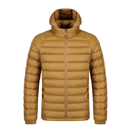 Stylish lightweight hooded jacket for men in various colors and sizes