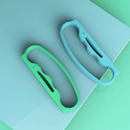 Two Joy-Con controller handle grips with hand ropes in AVS material