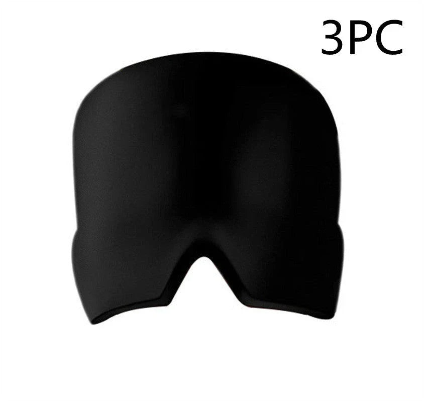 Soothing ice gel eye mask with elastic cloth design for headache and eye strain relief