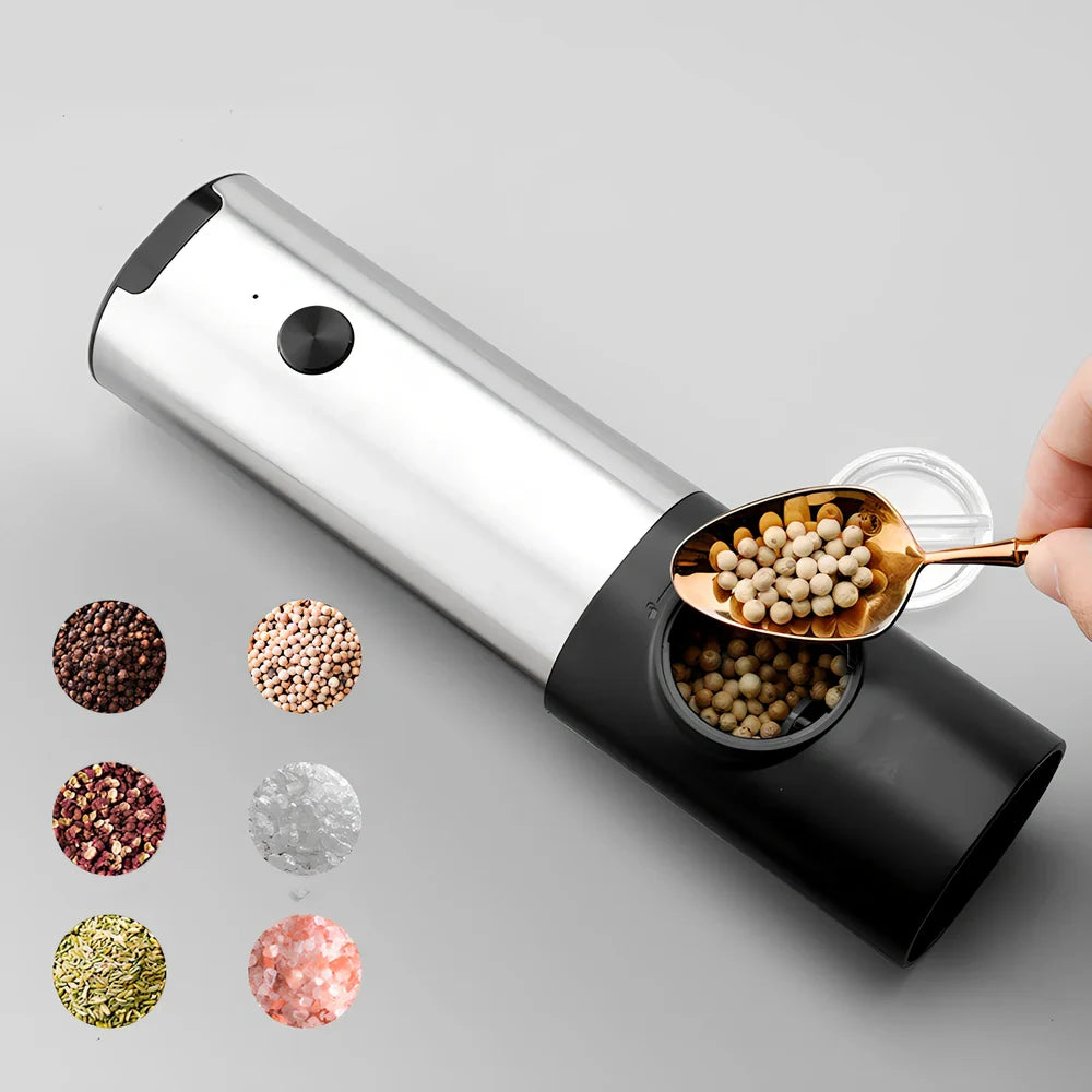 Home Simple Pepper Grinder with adjustable ceramic mechanism showing 165mm height